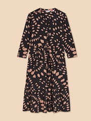 White Stuff Black Naya Jersey Dress - Image 5 of 7
