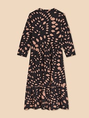 White Stuff Black Naya Jersey Dress - Image 6 of 7