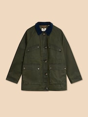 White Stuff Green Juniper Cotton Jacket - Image 6 of 8