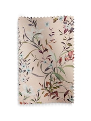 Pink Lily Floral Pencil Pleat Blackout/Thermal Curtains - Image 7 of 8
