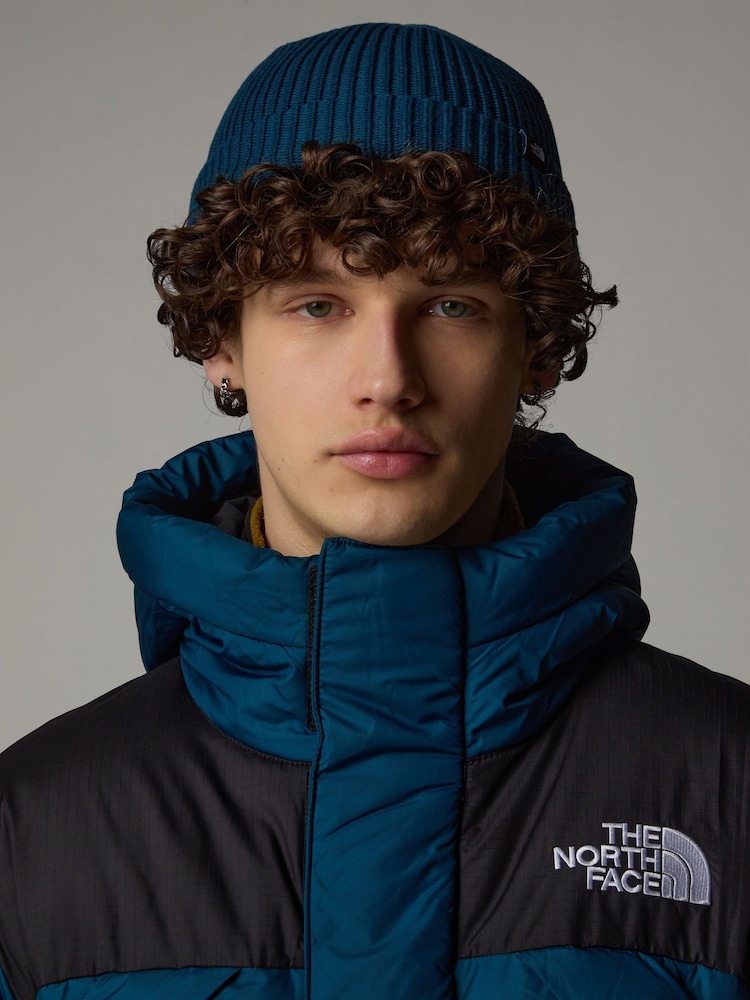 The North Face Blue Fisherman Beanie - Image 1 of 2