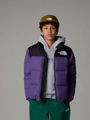 The North Face Purple Teen Girls 1996 Retro Nuptse Jacket - Image 1 of 4