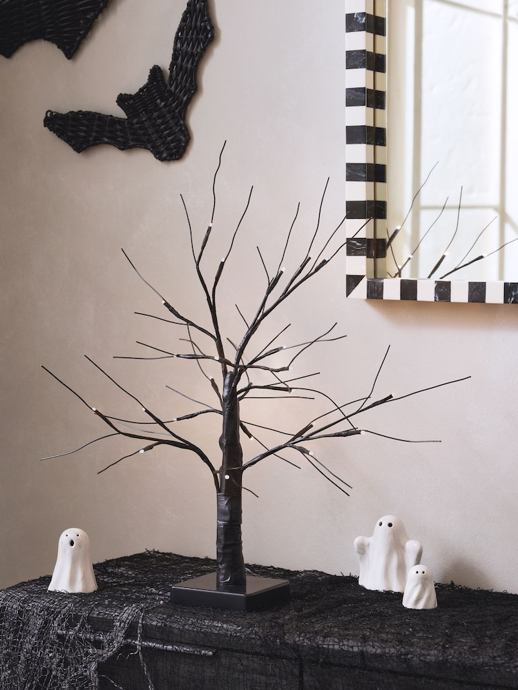 Black Decorative Lit Twig Tree - Image 2 of 3