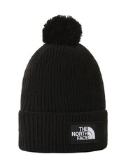 The North Face Black Logo Box Pom Beanie - Image 3 of 4
