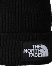 The North Face Black Logo Box Pom Beanie - Image 4 of 4
