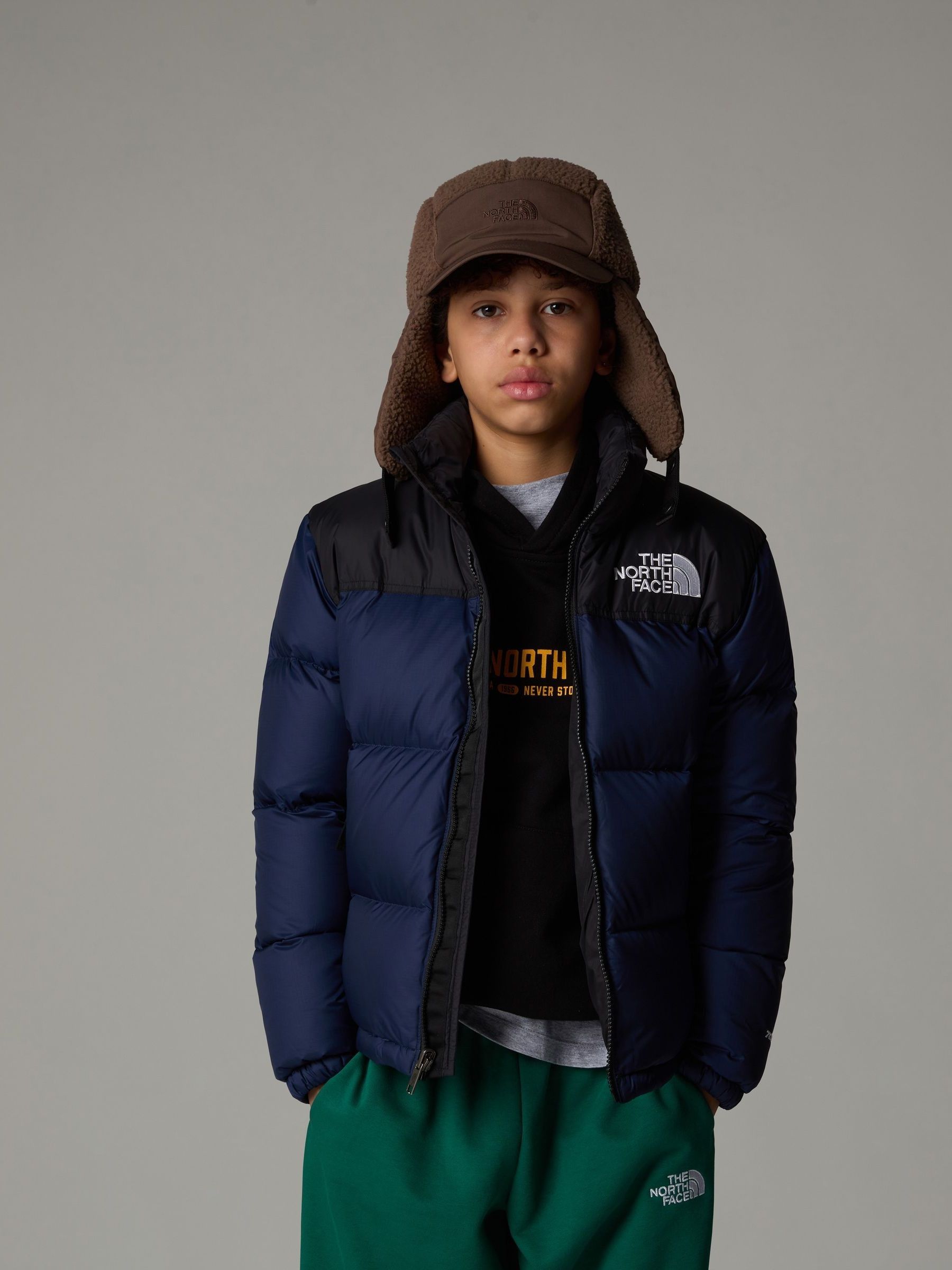 North face nuptse boys cheap