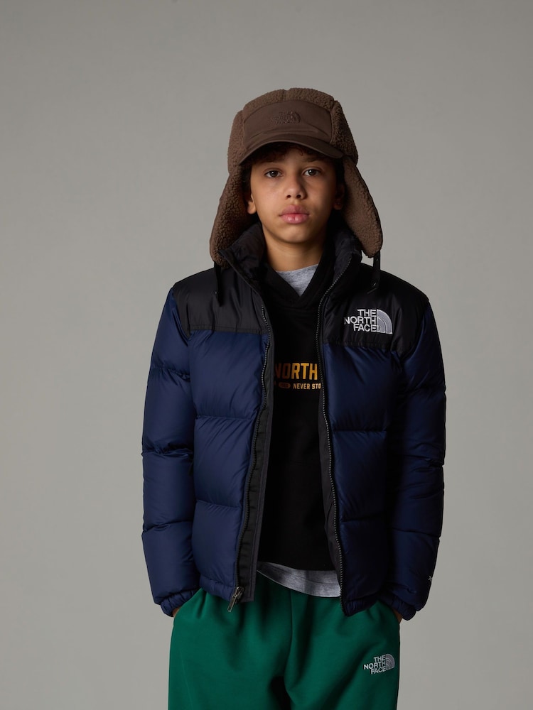 The North Face Blue Teen Boys 1996 Retro Nuptse Jacket - Image 1 of 4