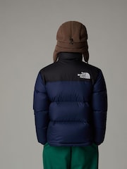 The North Face Blue Teen Boys 1996 Retro Nuptse Jacket - Image 2 of 4