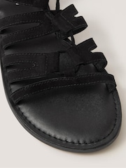 Monsoon Black Greta Suede Gladiator Sandals - Image 2 of 2