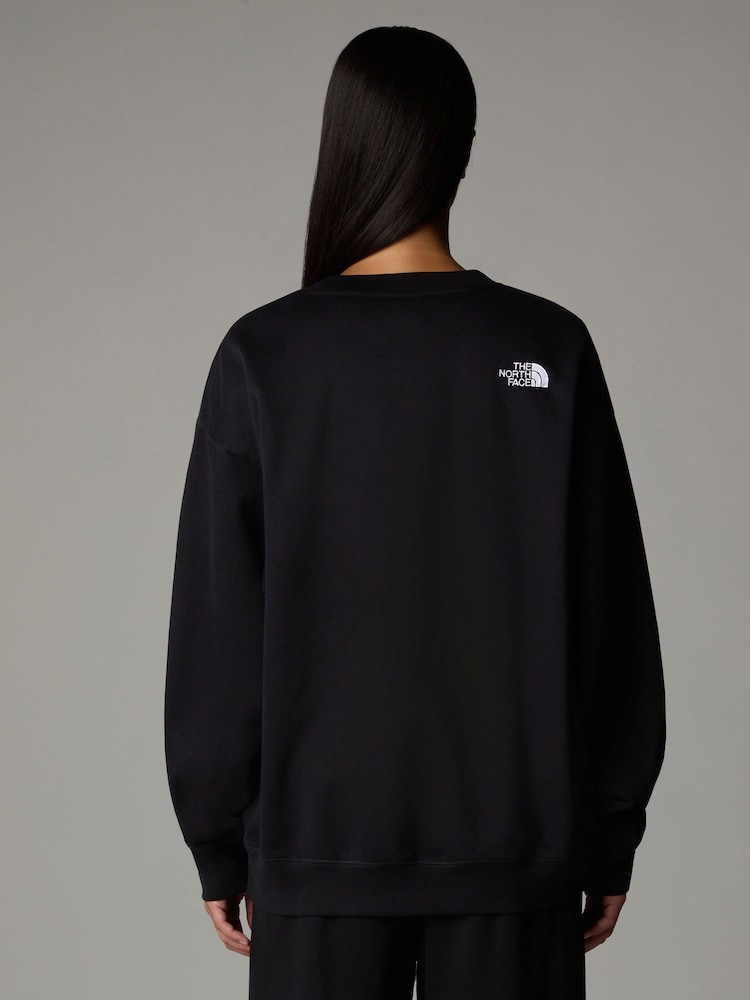 The North Face Black Womens Essential Crew Neck Top - Image 2 of 3