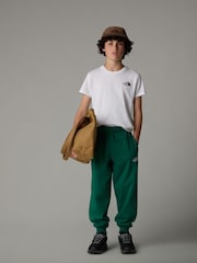The North Face White Chrome Teen Simple Dome Short Sleeve T-Shirt - Image 1 of 4