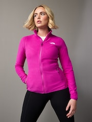 The North Face Purple Womens Full Zip Glacier Fleece - Image 1 of 7