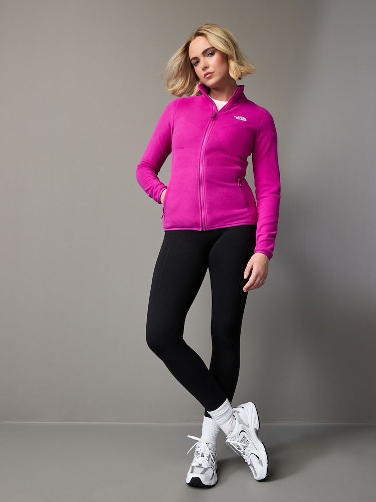 The North Face Purple Womens Full Zip Glacier Fleece - Image 2 of 7