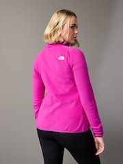 The North Face Purple Womens Full Zip Glacier Fleece - Image 3 of 7