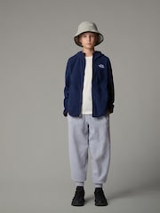 The North Face Blue Teen Boys Glacier Full Zip Hooded Fleece - Image 1 of 5