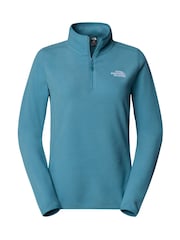 The North Face Sky Blue Womens 1/4 Zip Glacier Fleece - Image 5 of 6