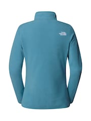 The North Face Sky Blue Womens 1/4 Zip Glacier Fleece - Image 6 of 6