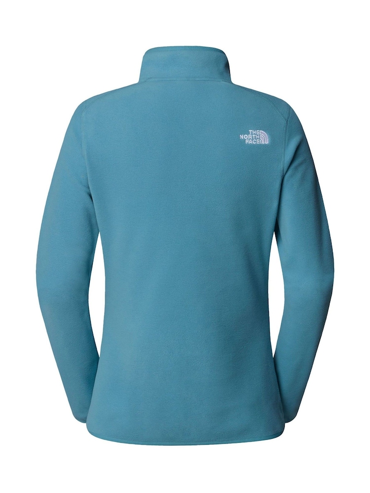 The North Face Sky Blue Womens 1/4 Zip Glacier Fleece - Image 6 of 6