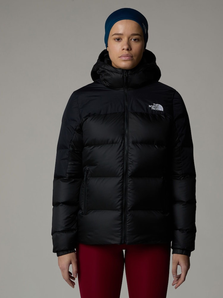 The North Face Black Diablo Down Hooded Jacket - Image 1 of 7