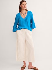 Monsoon Blue Kallie Dobby Blouse - Image 3 of 4