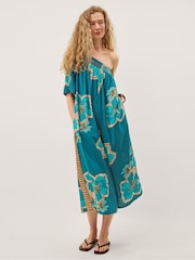 Monsoon Blue Yasmin One-Shoulder Floral Jumpsuit - Image 1 of 3