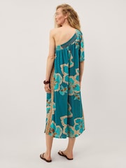 Monsoon Blue Yasmin One-Shoulder Floral Jumpsuit - Image 2 of 3