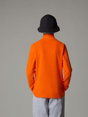 The North Face Orange T-Shirt Glacier 1/4 Zip Fleece - Image 2 of 4