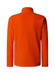 The North Face Orange T-Shirt Glacier 1/4 Zip Fleece - Image 4 of 4