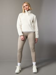 The North Face White Cragmont 1/4 Snap Fleece - Image 2 of 7