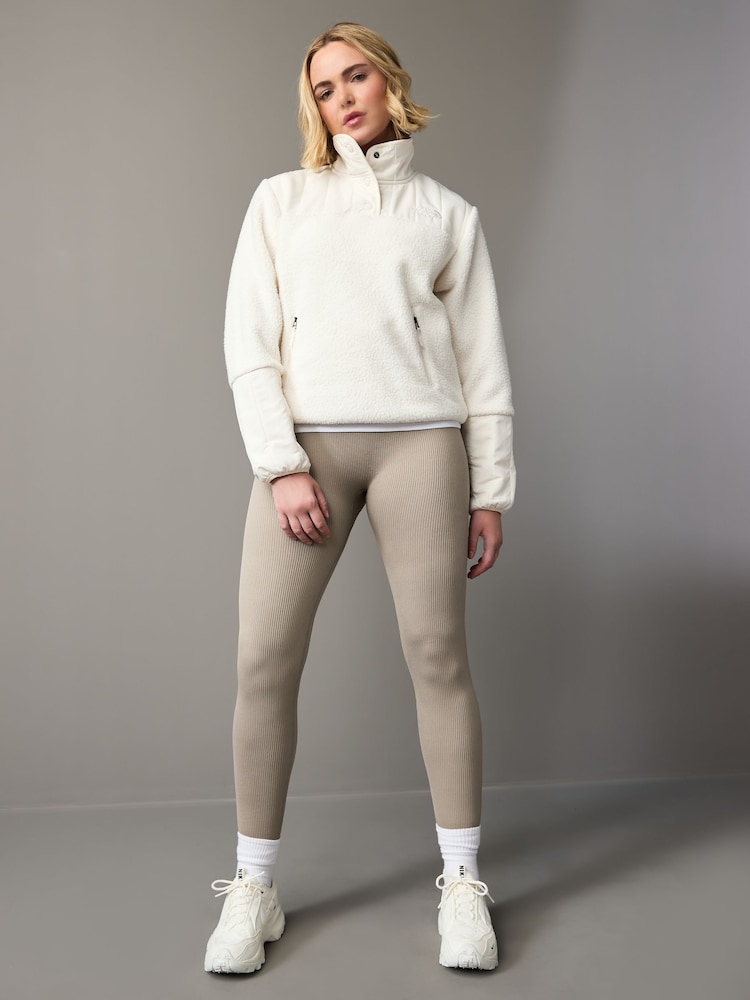 The North Face White Cragmont 1/4 Snap Fleece - Image 2 of 7
