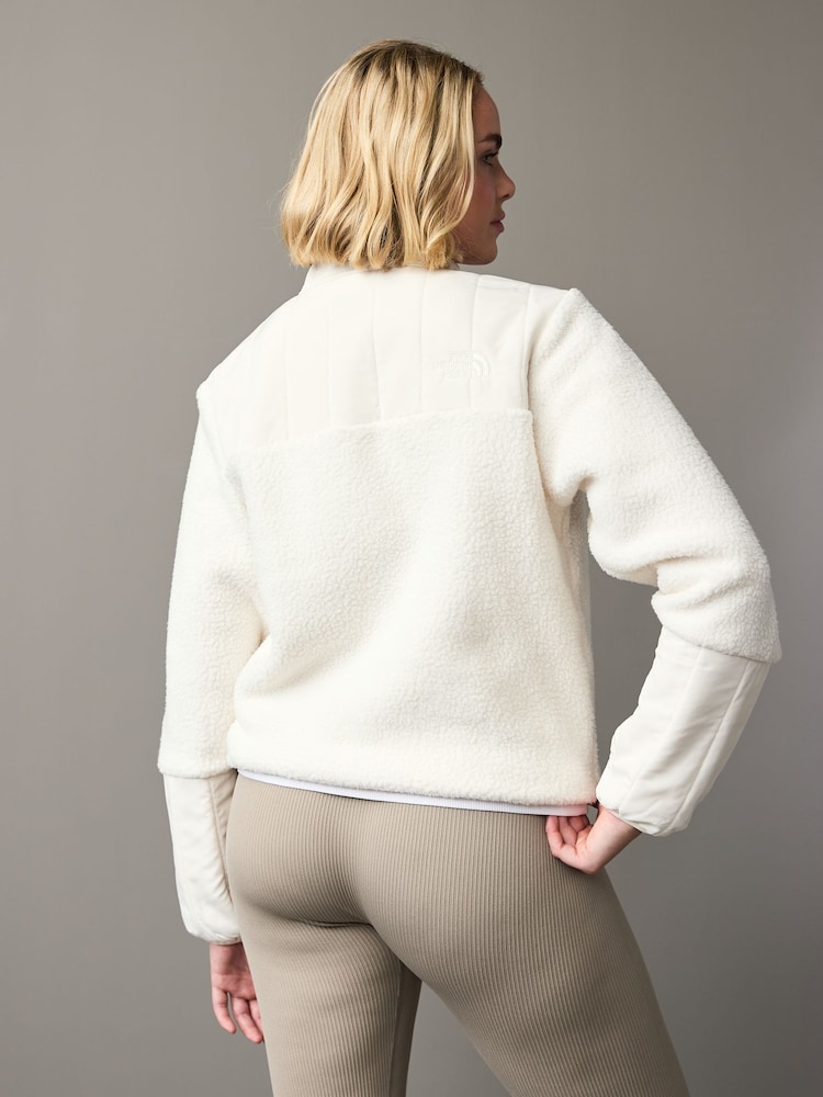 The North Face White Cragmont 1/4 Snap Fleece - Image 3 of 7