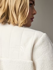 The North Face White Cragmont 1/4 Snap Fleece - Image 4 of 7