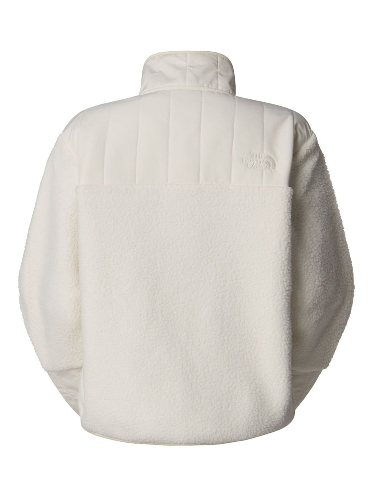The North Face White Cragmont 1/4 Snap Fleece - Image 7 of 7