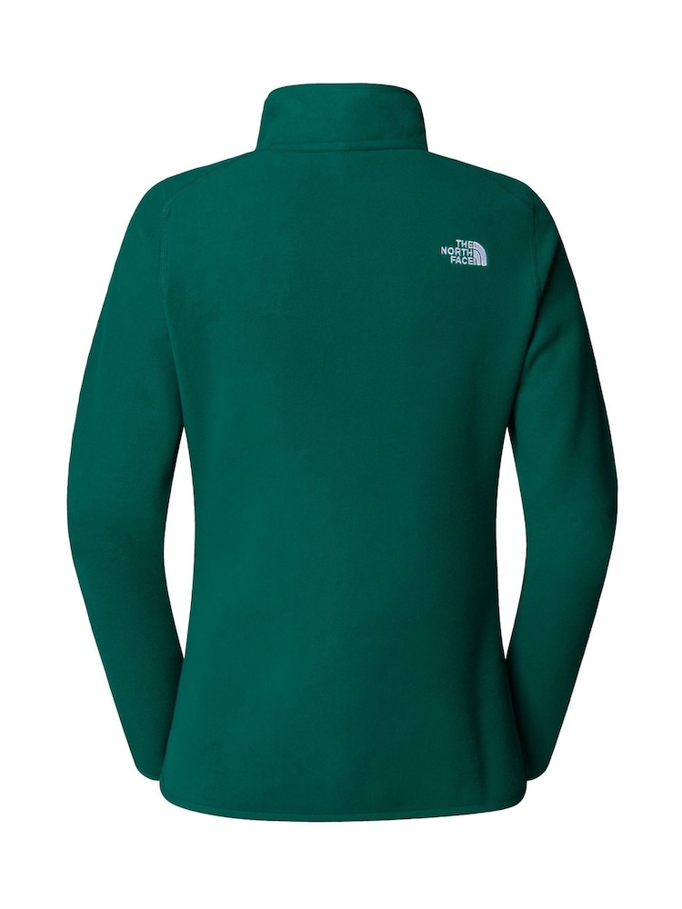 The North Face Green Womens 1/4 Zip Glacier Fleece - Image 6 of 6