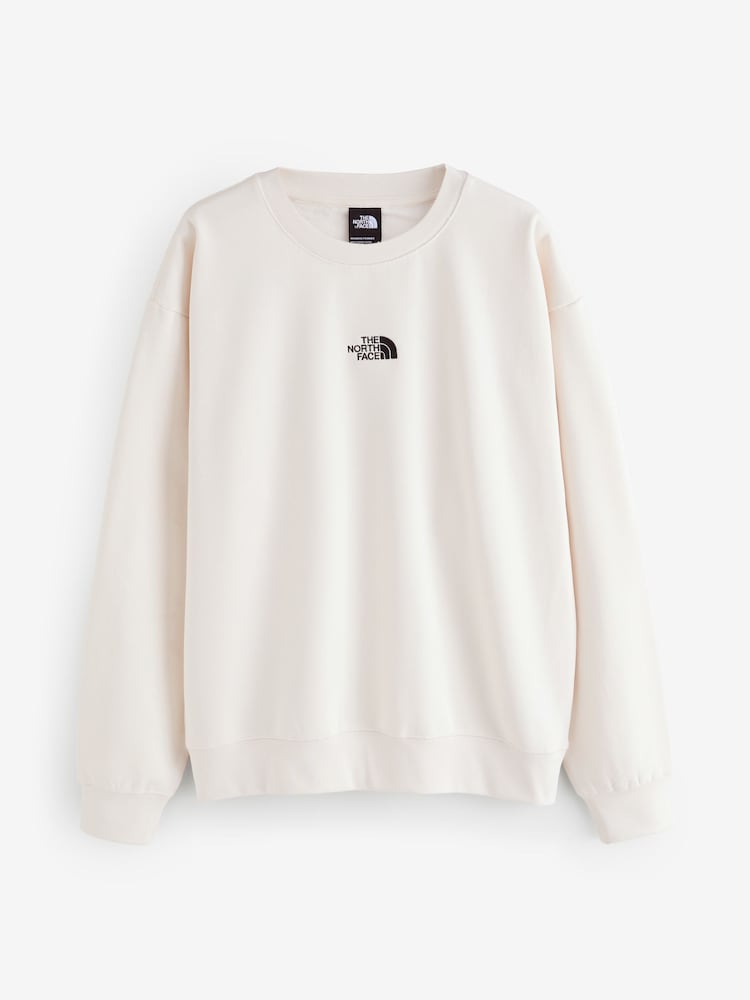 The North Face White Womens Essential Crew Neck Top - Image 4 of 4 The North Face White Womens Essential Crew Neck Top - Image 4 of 4