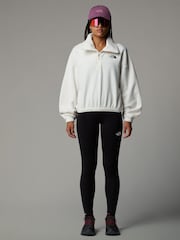 The North Face White Womens Glacier Half Zip Fleece - Image 2 of 5