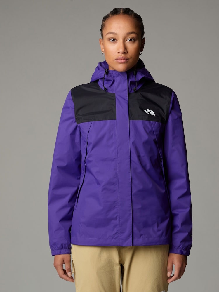 The North Face Purple Womens Antora Waterproof Jacket - Image 1 of 5