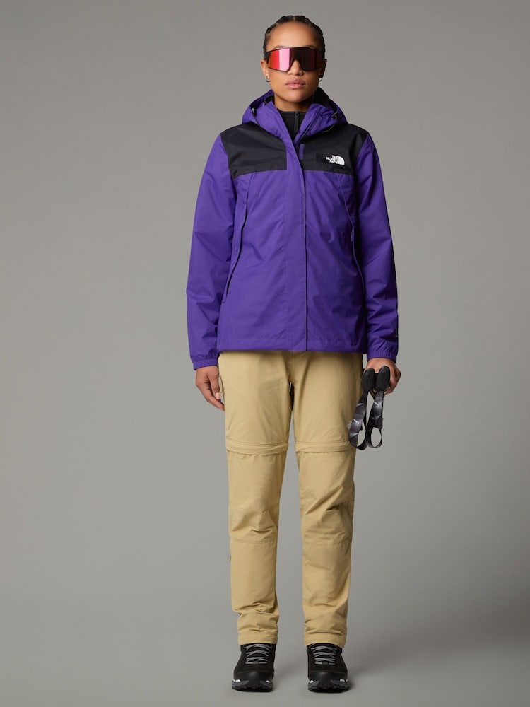 The North Face Purple Womens Antora Waterproof Jacket - Image 2 of 5