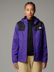 The North Face Purple Womens Antora Waterproof Jacket - Image 3 of 5