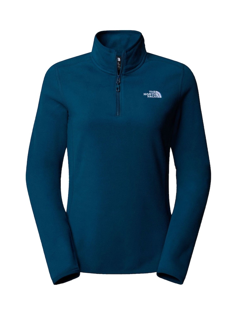 Blauw - The North Face Womens 1/4 Zip Glacier Fleece - Image 5 of 6