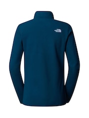 The North Face Blue Womens 1/4 Zip Glacier Fleece - Image 6 of 6