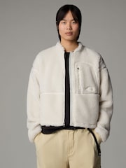 The North Face White Extreme Pile Full Zip Fleece - Image 1 of 4