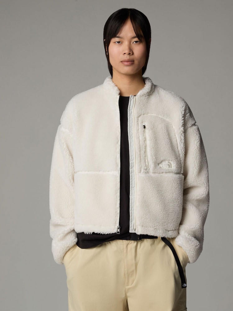 The North Face White Extreme Pile Full Zip Fleece - Image 1 of 4