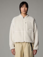The North Face White Extreme Pile Full Zip Fleece - Image 3 of 4