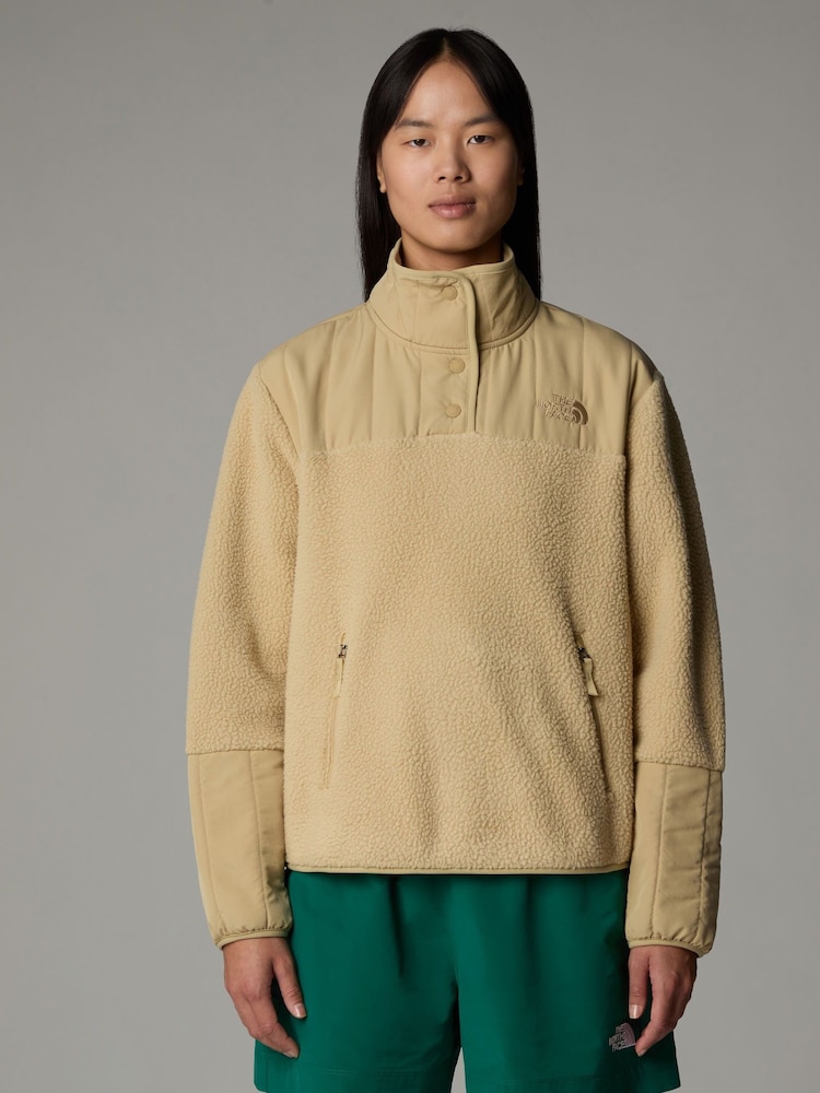 The North Face Brown Cragmont 1/4 Snap Fleece - Image 1 of 5
