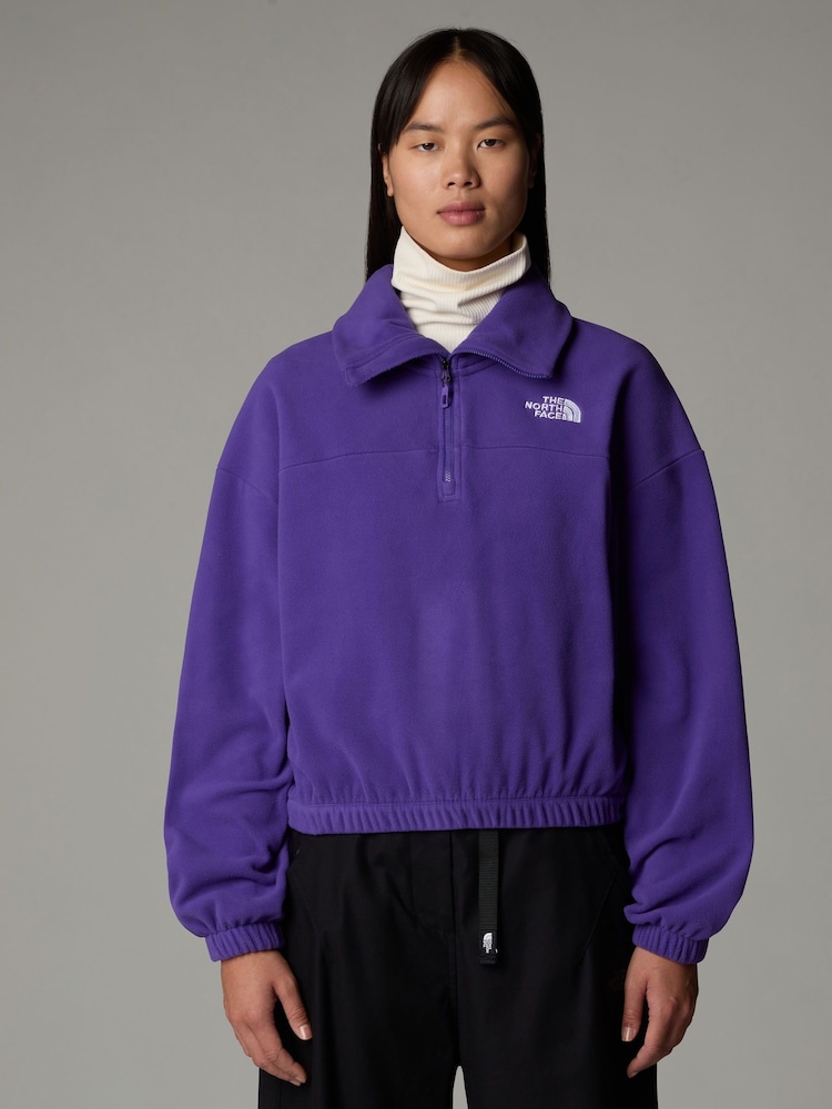 The North Face Purple Womens Glacier Half Zip Fleece - Image 1 of 5