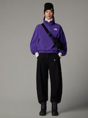 The North Face Purple Womens Glacier Half Zip Fleece - Image 3 of 5