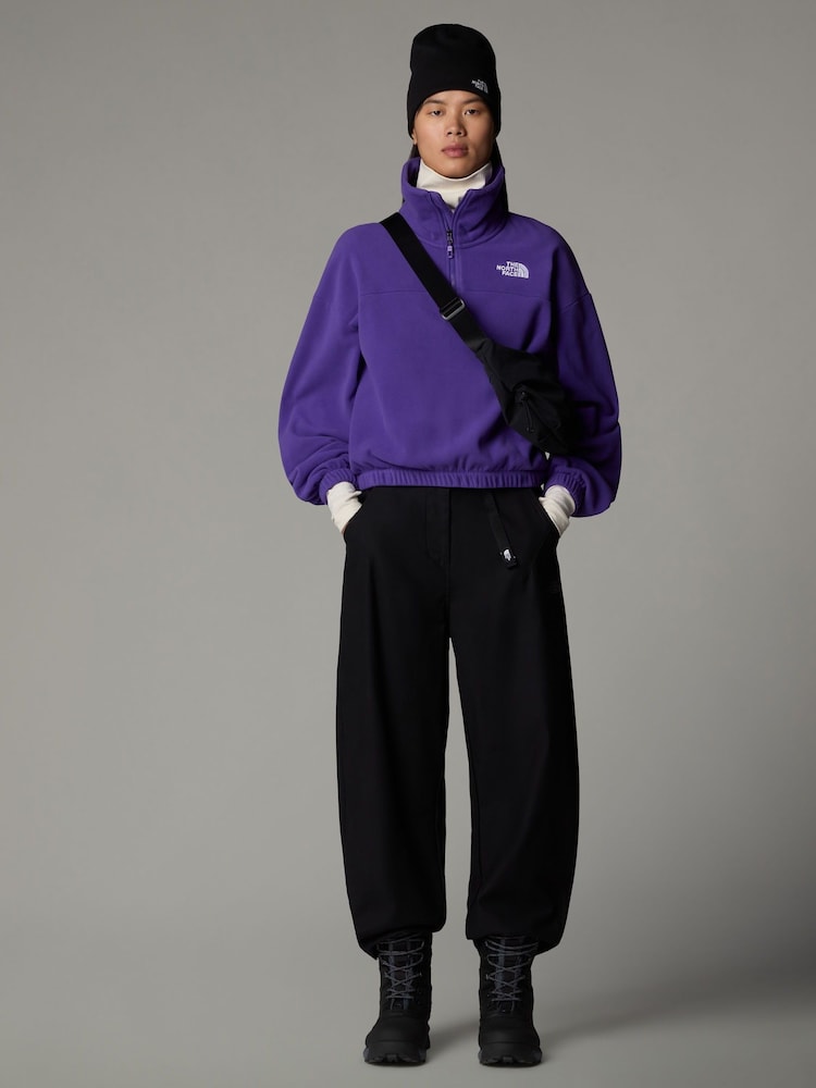 Paars - The North Face Womens Glacier Half Zip Fleece - Image 3 of 5