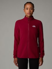 The North Face Red Womens Full Zip Glacier Fleece - Image 1 of 5