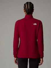 The North Face Red Womens Full Zip Glacier Fleece - Image 2 of 5